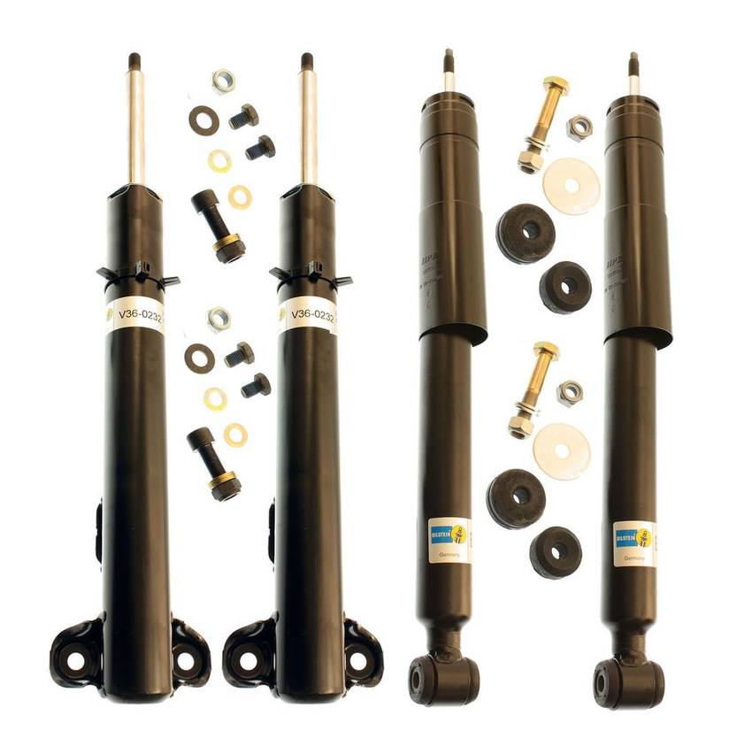 Mercedes Suspension Strut and Shock Absorber Assembly Kit – Front and Rear (Without Self Leveling Suspension) (B4 OE Replacement) 1293260300 – Bilstein 3800159KIT