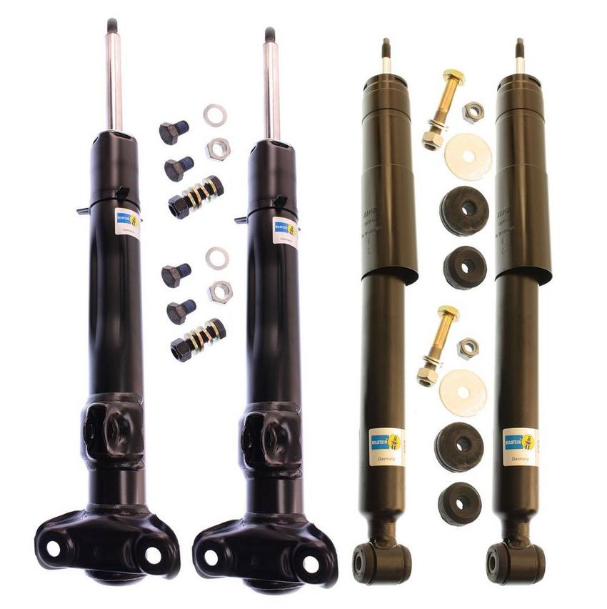 Mercedes Suspension Strut and Shock Absorber Assembly Kit – Front and Rear (Without Self Leveling Suspension) (B4 OE Replacement) 1293260300 – Bilstein 3800206KIT