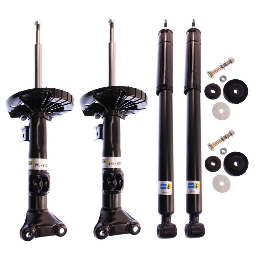 Mercedes Suspension Strut and Shock Absorber Assembly Kit – Front and Rear (B4 OE Replacement) 2093261500 – Bilstein 3801006KIT