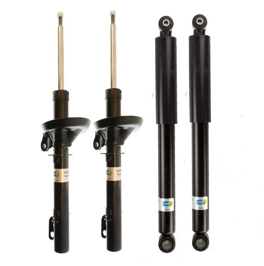 Audi Suspension Strut and Shock Absorber Assembly Kit – Front and Rear (B4 OE Replacement) 8N0512011AG – Bilstein 3801044KIT