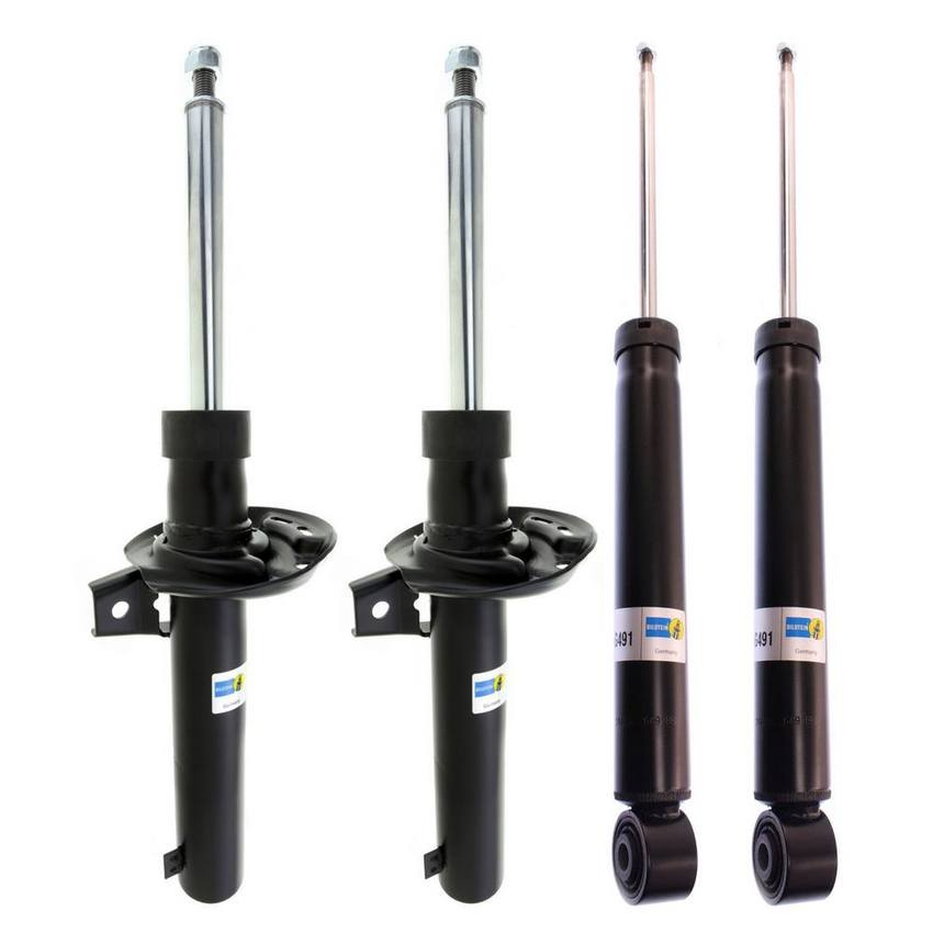 VW Suspension Strut and Shock Absorber Assembly Kit – Front and Rear (B4 OE Replacement) 5C0413031T – Bilstein 3801192KIT