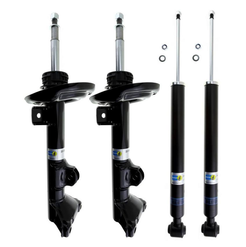 Mercedes Suspension Strut and Shock Absorber Assembly Kit – Front and Rear (Standard Suspension) (B4 OE Replacement) 2073232300 – Bilstein 3801366KIT