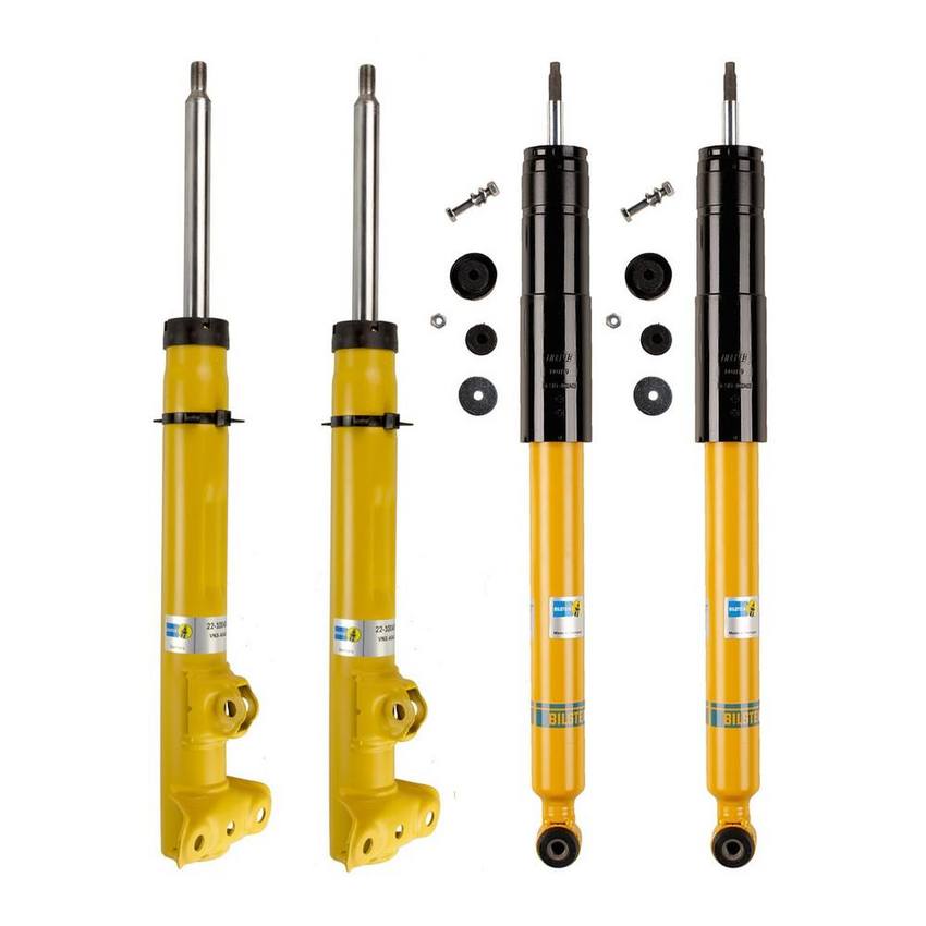 Mercedes Suspension Strut and Shock Absorber Assembly Kit – Front and Rear (Without Self-Leveling Suspension) (B6 Performance) 1243262700 – Bilstein 3801802KIT