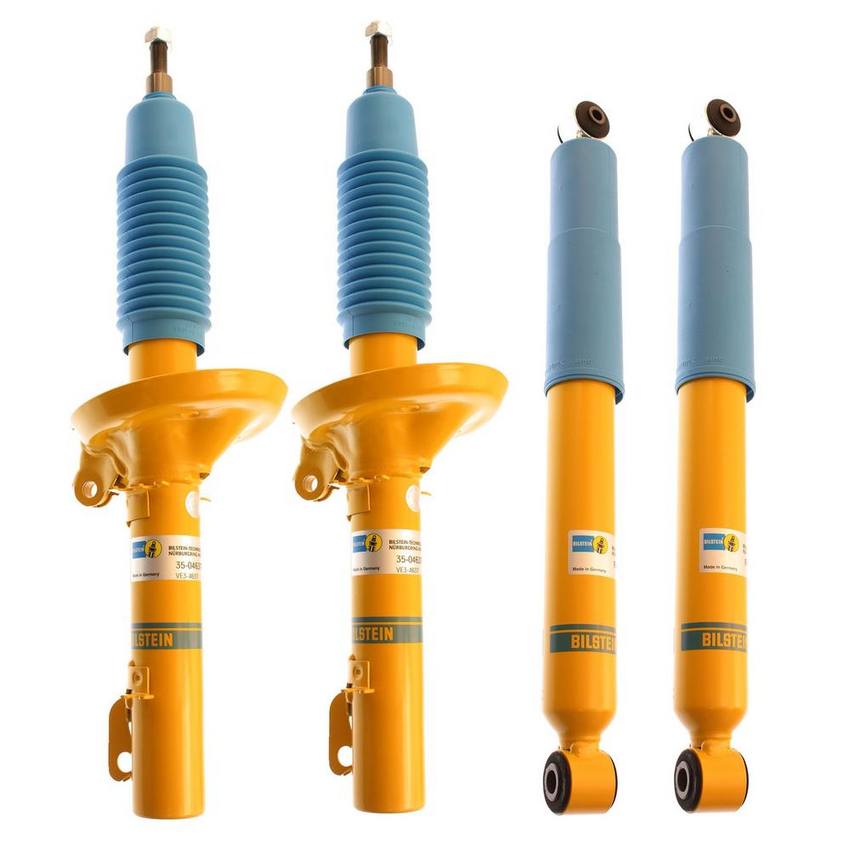 Audi Suspension Strut and Shock Absorber Assembly Kit – Front and Rear (B6 Performance) 8N0512011H – Bilstein 3801998KIT