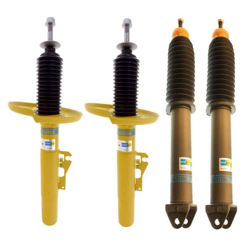 Porsche Suspension Strut and Shock Absorber Assembly Kit – Front and Rear (Without Electronic Suspension) (B6 Performance) 99734304200 – Bilstein 3802151KIT