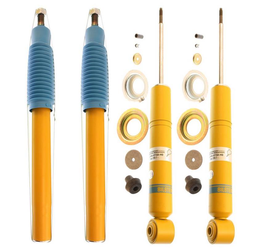 BMW Suspension Strut and Shock Absorber Assembly Kit – Front and Rear (B6 Performance) – Bilstein 3802252KIT