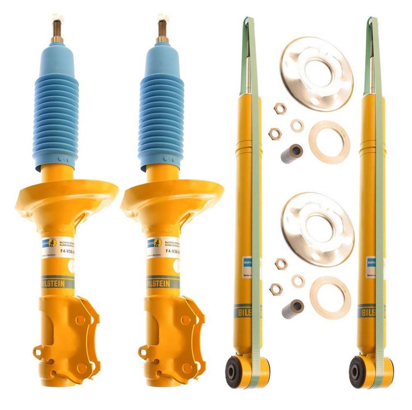 VW Suspension Strut and Shock Absorber Assembly Kit – Front and Rear (B6 Performance) 1HM513031F – Bilstein 3802350KIT