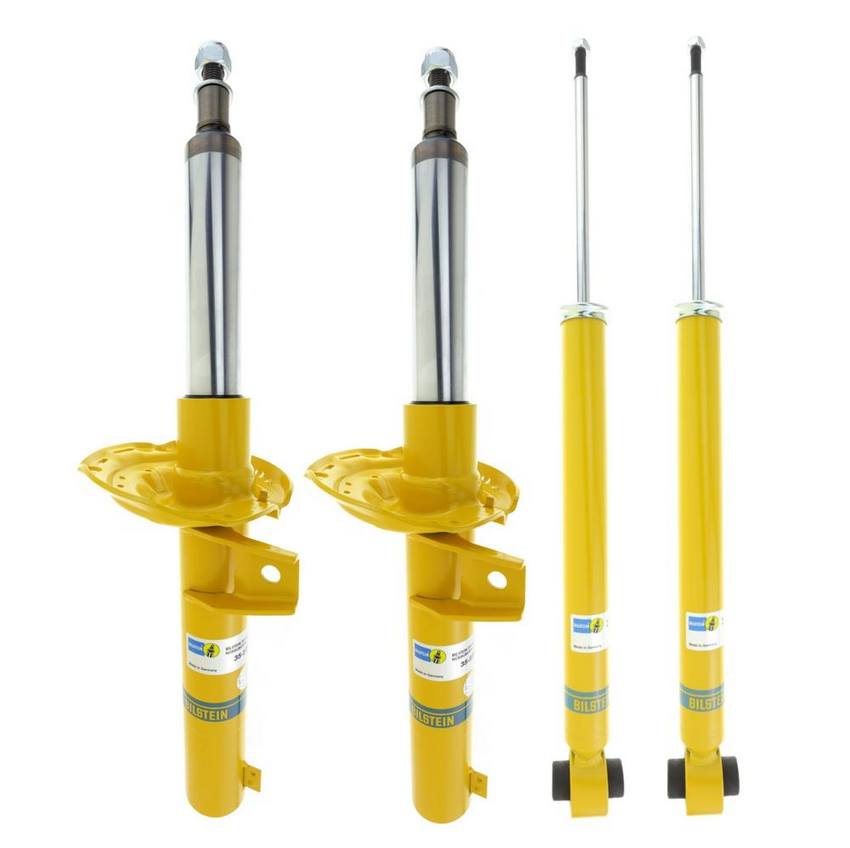 Audi VW Suspension Strut and Shock Absorber Assembly Kit – Front and Rear (B6 Performance) 8V0513029J – Bilstein 3802393KIT