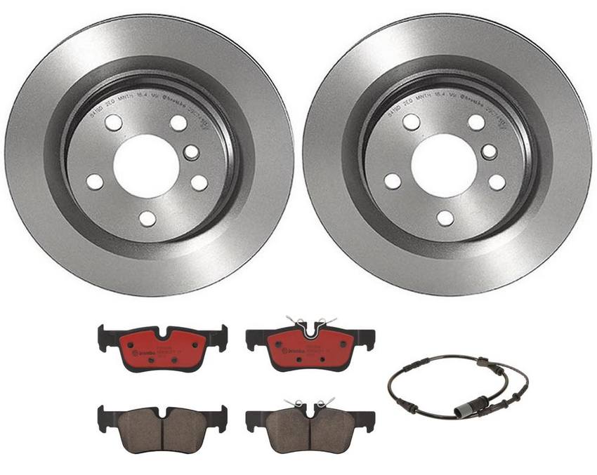 Brembo Brakes Kit – Pads and Rotors Rear (300mm) (Ceramic)