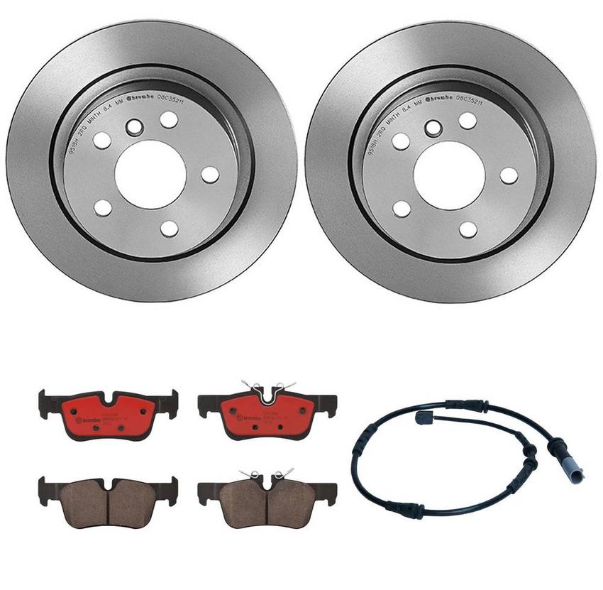 Mini Brembo Brakes Kit – Pads and Rotors Rear (280mm) (Ceramic) 34356865612 – Brembo 3805192KIT