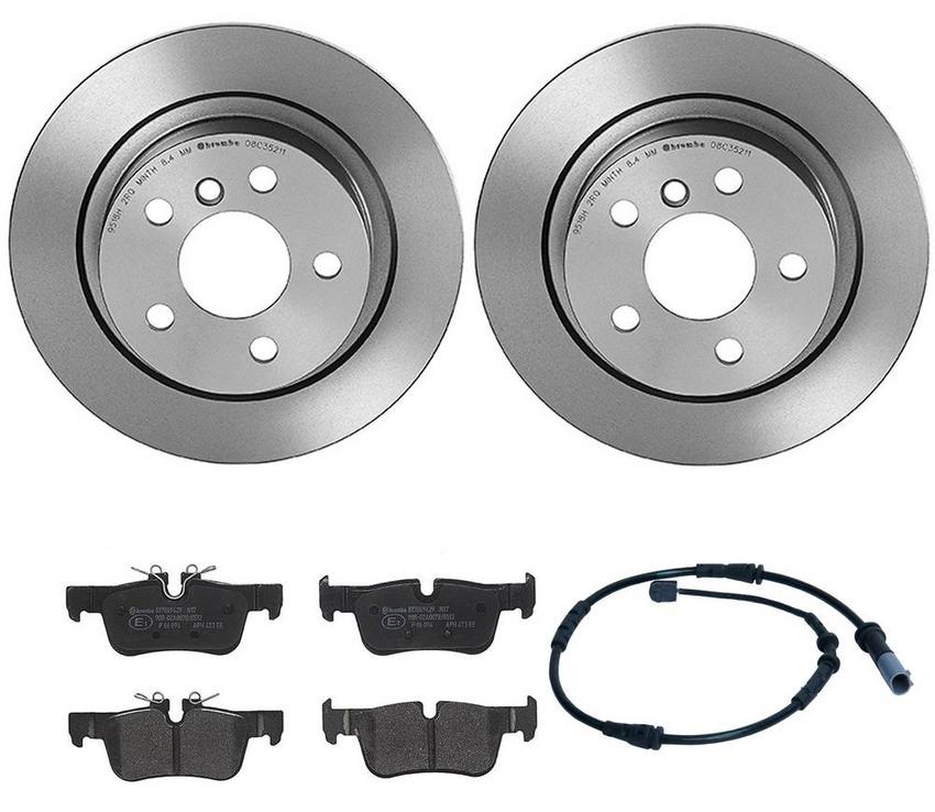 Mini Brembo Brakes Kit – Pads and Rotors Rear (280mm) (Low-Met) 34356865612 – Brembo 3805196KIT