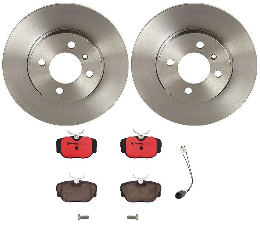 BMW Brembo Brake Kit – Pads and Rotors Front (260mm) (Ceramic) 34359058889 – Brembo 3805213KIT