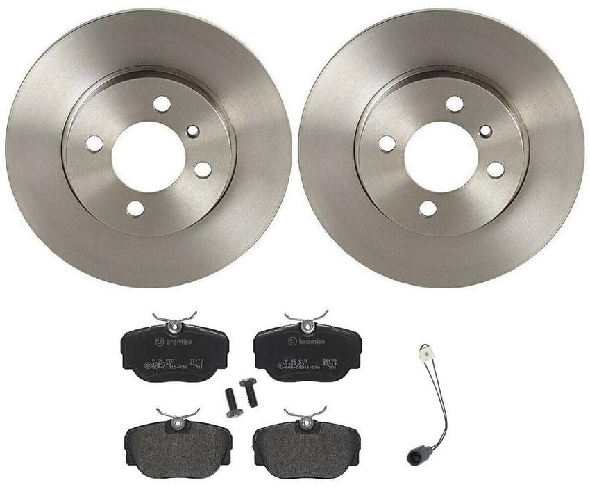 BMW Brembo Brake Kit – Pads and Rotors Front (260mm) (Low-Met) 34359058889 – Brembo 3805216KIT