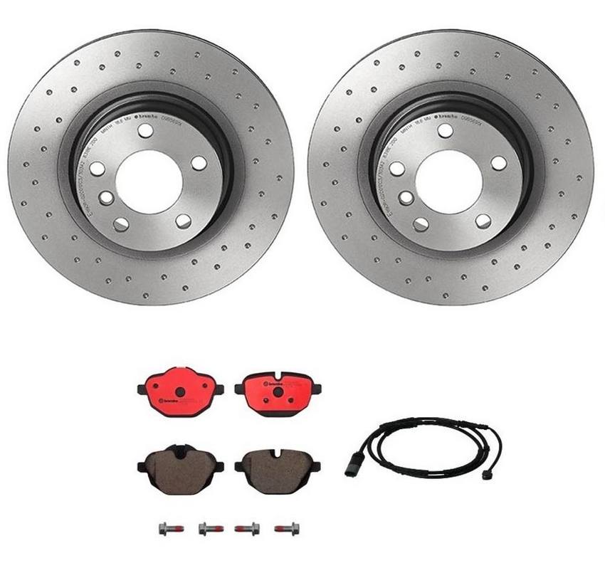 Brembo Brakes Kit – Pads and Rotors Rear (330mm) (Xtra) (Ceramic)