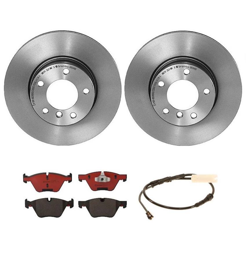 Brembo Brake Pads and Rotors Kit – Front (300mm) (Ceramic)