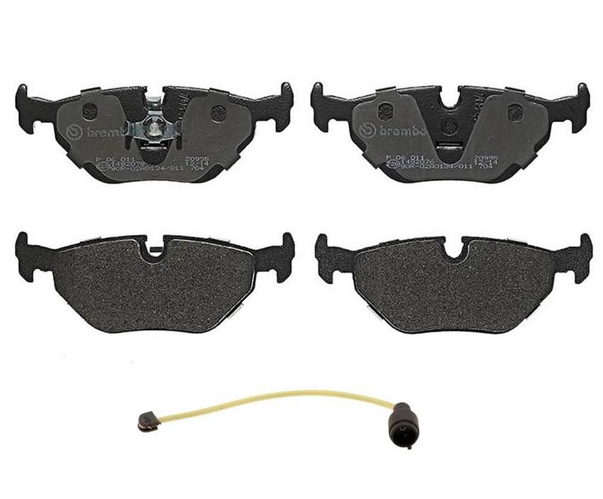 Brembo BMW Brakes Set Kit – Pads Rear (Low-Met) (with Sensor) 34351179820 – Brembo 3805611KIT