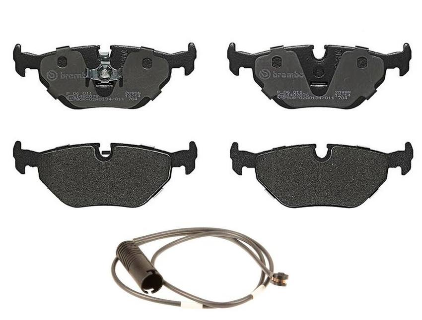 Brembo BMW Brakes Set Kit – Pads Rear (Low-Met) (with Sensor) 34351182533 – Brembo 3805616KIT