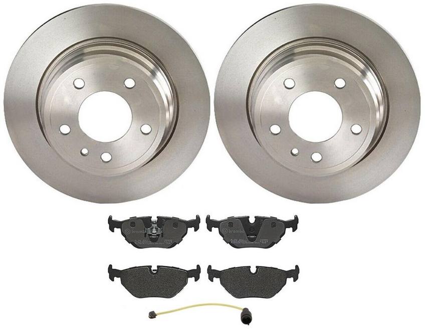 BMW Brembo Brake Kit – Pads and Rotors Rear (300mm) (Low-Met) 34351179820 – Brembo 3806621KIT