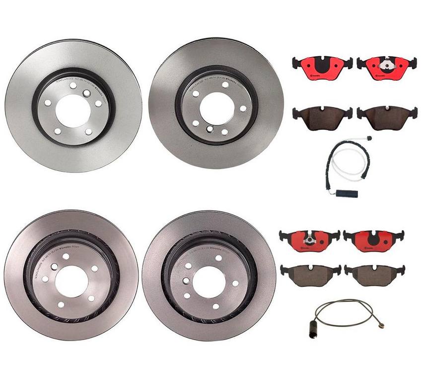 Brembo Brake Pads and Rotors Kit – Front and Rear (315mm/312mm) (Ceramic)