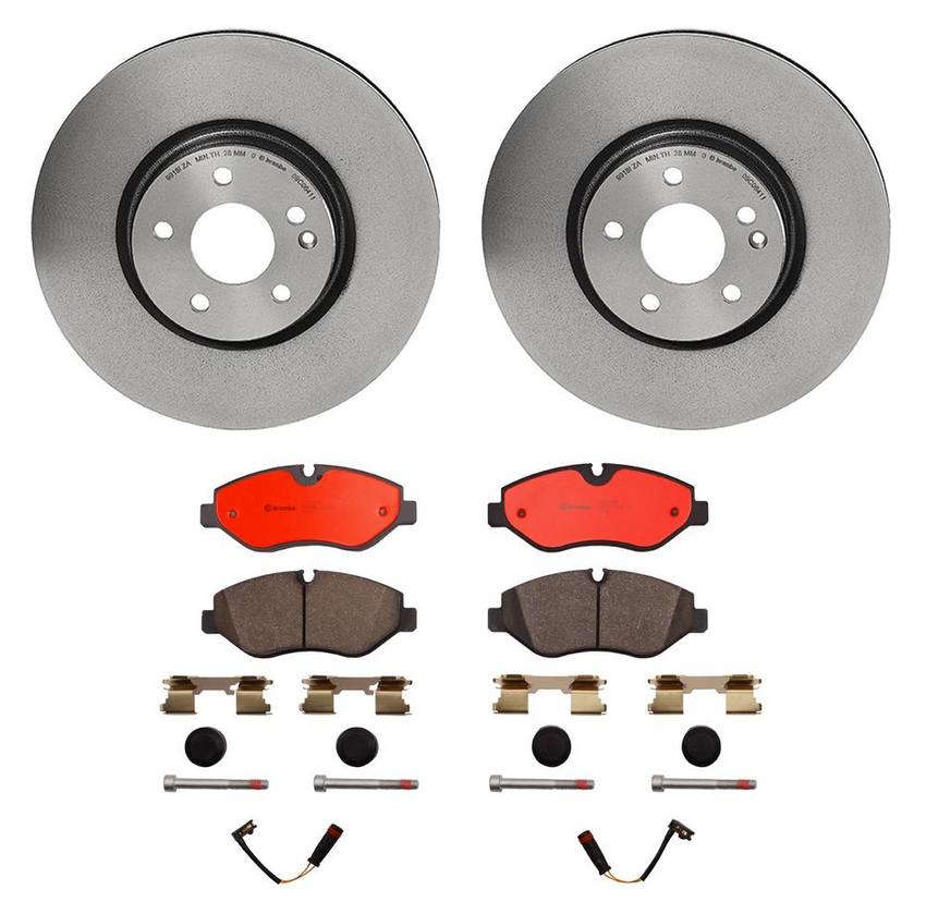 Brembo Brake Pads and Rotors Kit – Front (330mm) (Ceramic)