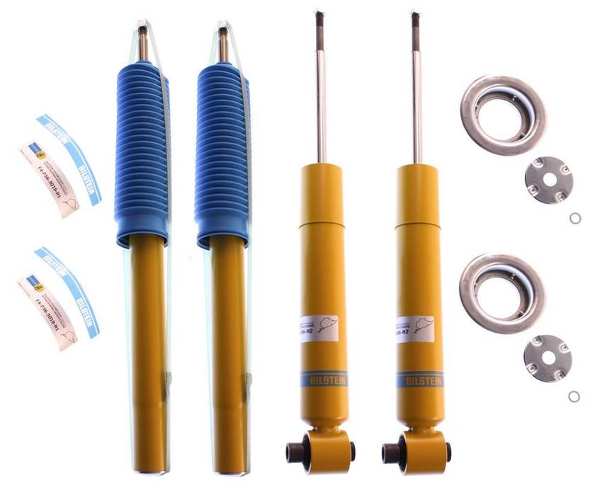 BMW Suspension Strut and Shock Absorber Assembly Kit – Front and Rear (B8 Performance Plus) 31322226915 – Bilstein 3806844KIT