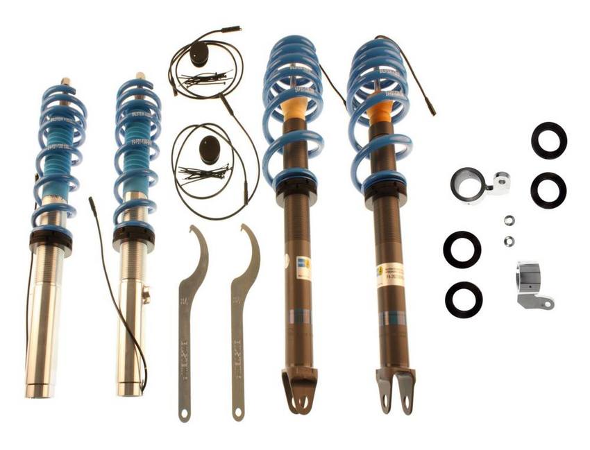 Porsche Suspension Strut and Coil Spring Kit – Front and Rear (B16 DampTronic) – Bilstein 3806867KIT