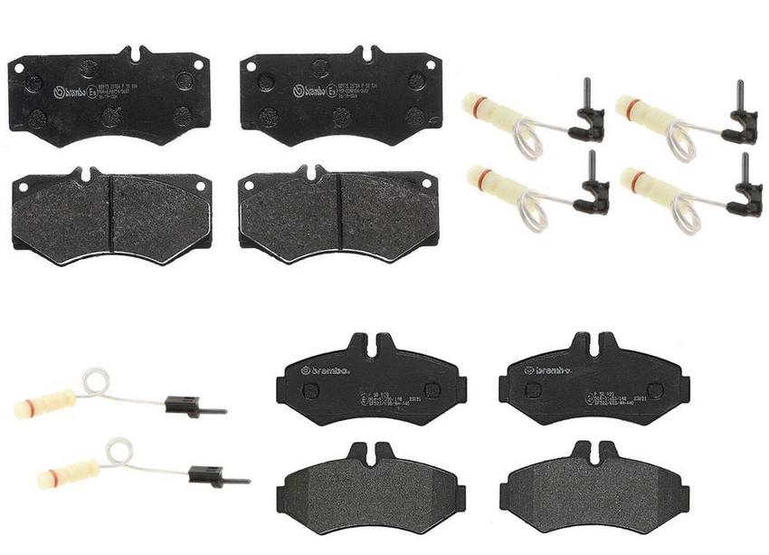 Brembo Brake Pads Kit –  Front and Rear (Low-Met)