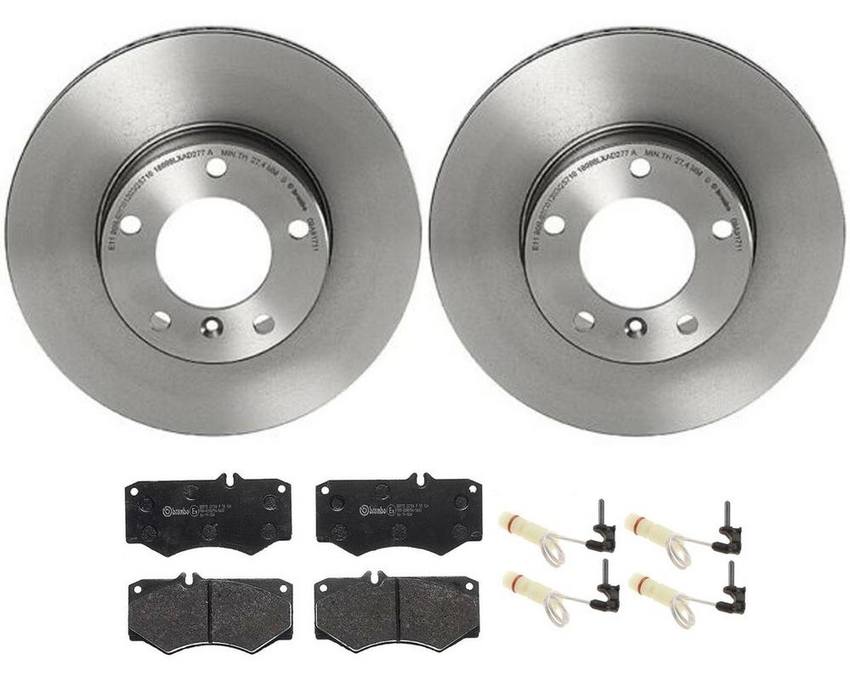 Brembo Brake Pads and Rotors Kit – Front (315mm) (Low-Met)