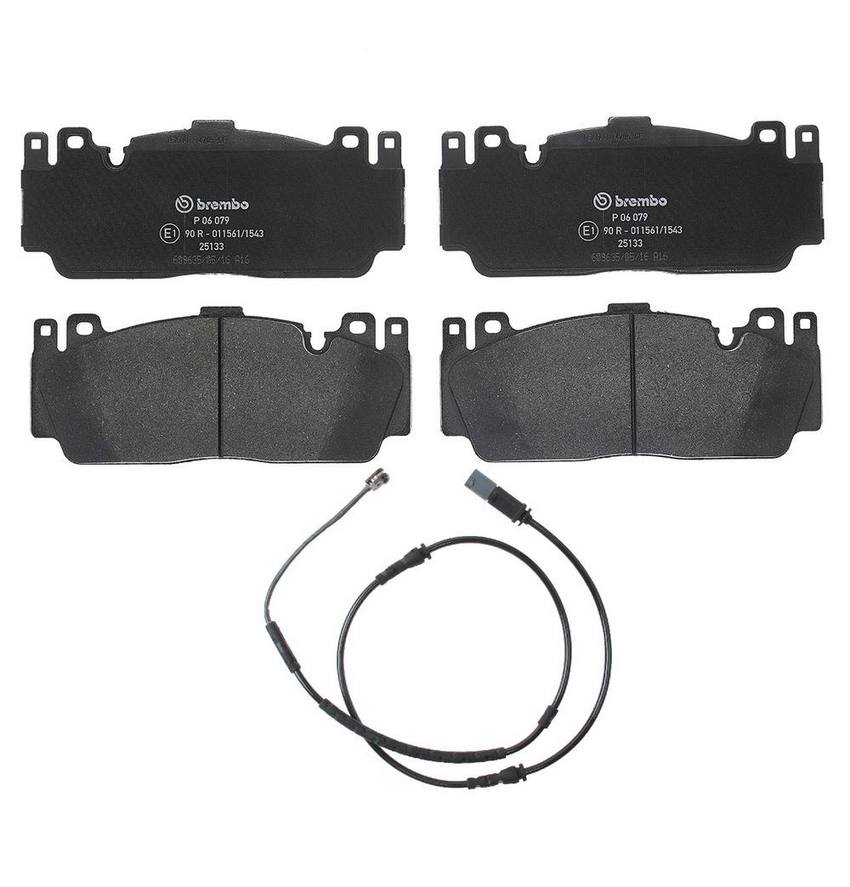 Brembo BMW Brakes Set Kit – Pads Front (Low-Met) (with Sensor) 34356791958 – Brembo 3807276KIT