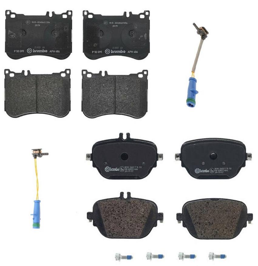 Brembo Brake Pads Kit –  Front and Rear (Low-Met)