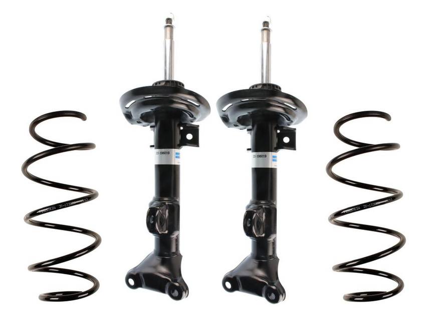 Mercedes Suspension Strut and Coil Spring Kit – Front (Sport Suspension) (B4 OE Replacement) 204323260064 – Bilstein 3807363KIT