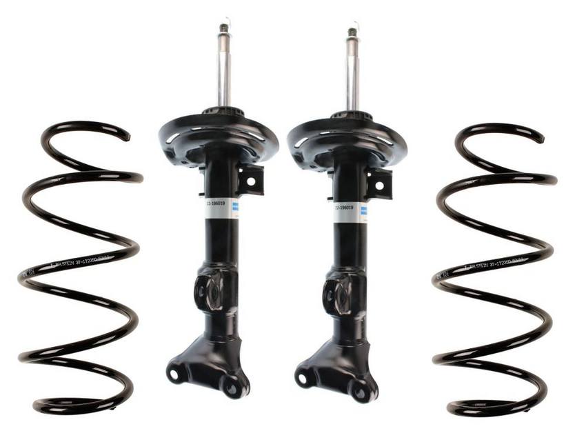 Mercedes Suspension Strut and Coil Spring Kit – Front (Heavy Duty Version for Sport Suspension) (B4 OE Replacement) 204323260064 – Bilstein 3807381KIT