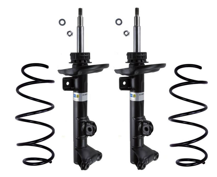 Mercedes Suspension Strut and Coil Spring Kit – Front (Heavy Duty Version for Standard Suspension) (B4 OE Replacement) 204323300064 – Bilstein 3807398KIT