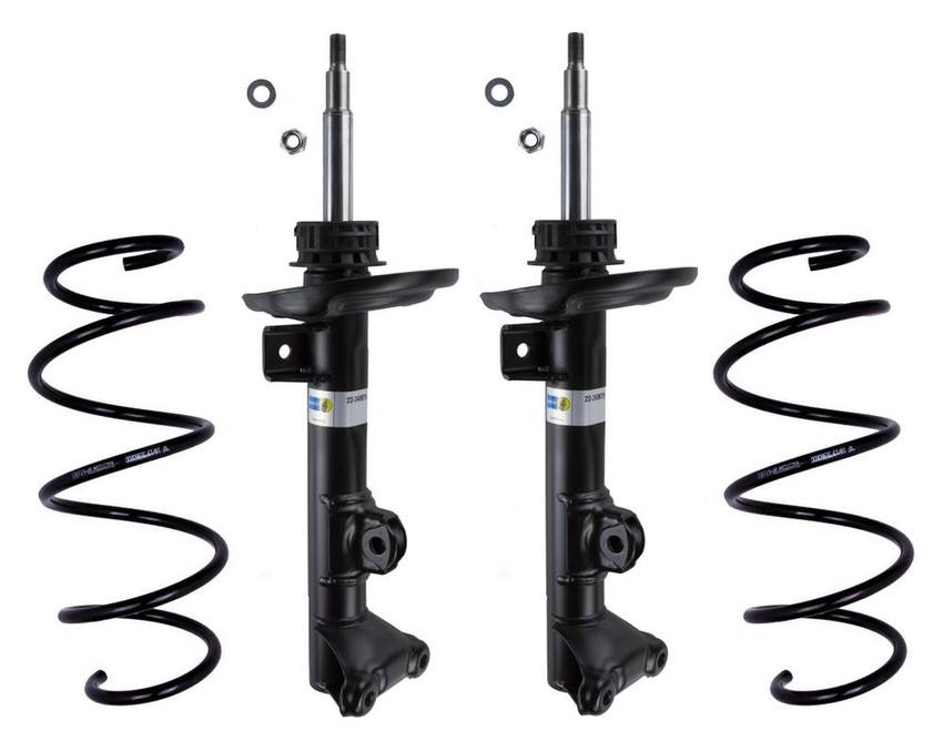 Mercedes Suspension Strut and Coil Spring Kit – Front (Heavy Duty Version for Standard Suspension) (B4 OE Replacement) 204323300064 – Bilstein 3807407KIT