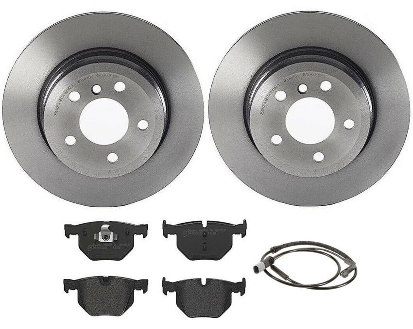 BMW Brembo Brake Kit – Pads and Rotors Rear (320mm) (Low-Met) 34356789505 – Brembo 3807464KIT