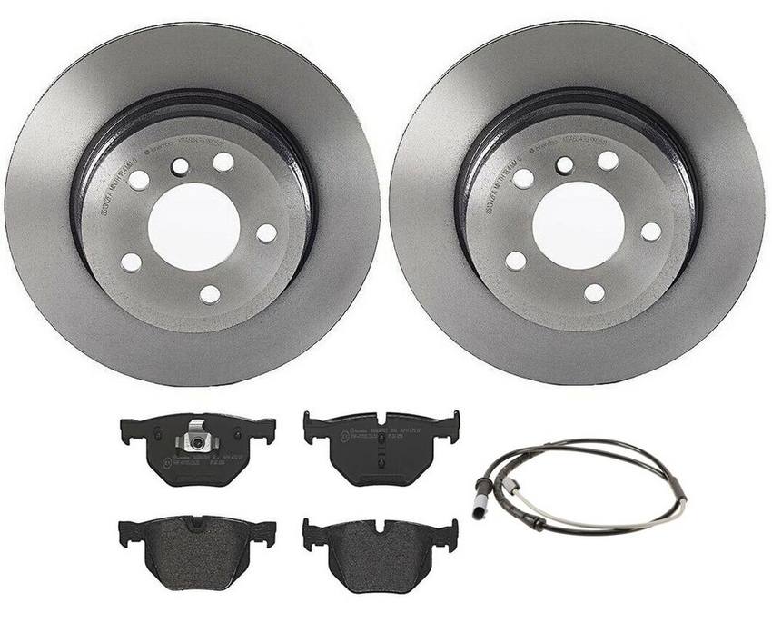 BMW Brembo Brake Kit – Pads and Rotors Rear (320mm) (Low-Met) 34356854168 – Brembo 3807465KIT