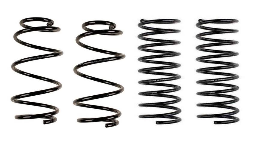 BMW Coil Spring Set – Front and Rear (Standard Suspension without Self-Leveling Suspension) (B3 OE Replacement) 33531091548 – Bilstein 3807574KIT