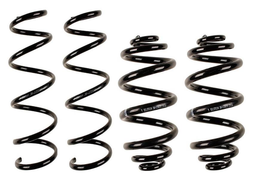 BMW Coil Spring Set – Front and Rear (Standard Suspension) (B3 OE Replacement) 33539059281 – Bilstein 3807591KIT