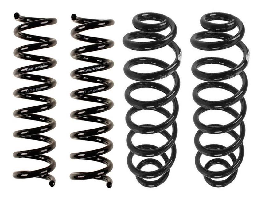 Mercedes Coil Spring Set – Front and Rear (Heavy Duty Version for Standard Suspension) (B3 OE Replacement) 2023212004 – Bilstein 3807618KIT