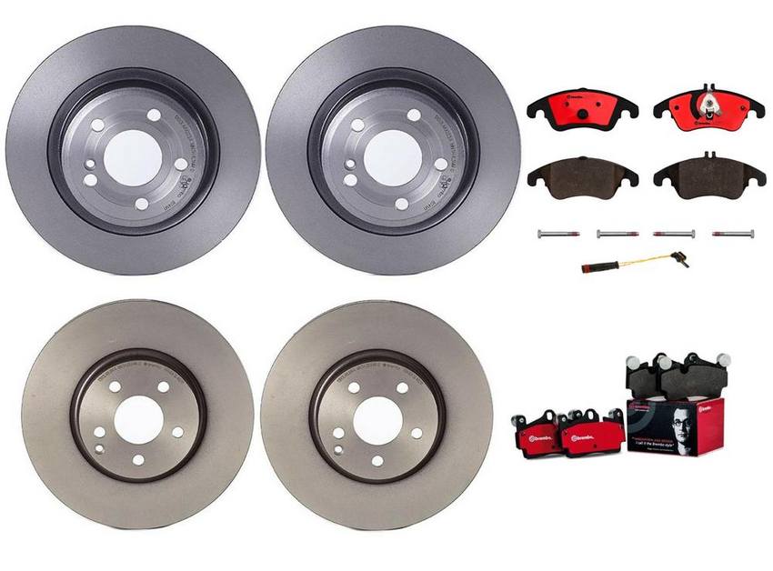 Brembo Brake Pads and Rotors Kit – Front and Rear (322mm/300mm) (Ceramic)