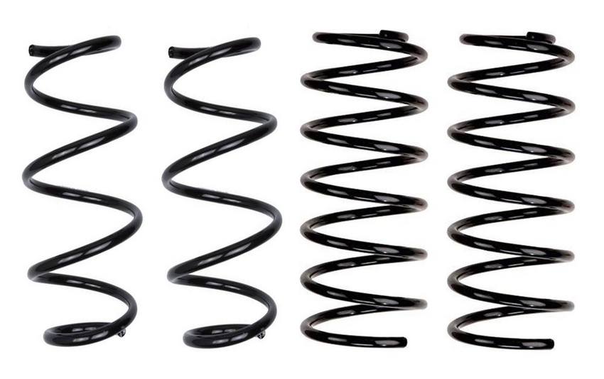 BMW Coil Spring Set – Front and Rear (Standard Suspension) (B3 OE Replacement) 33531095736 – Bilstein 3807704KIT