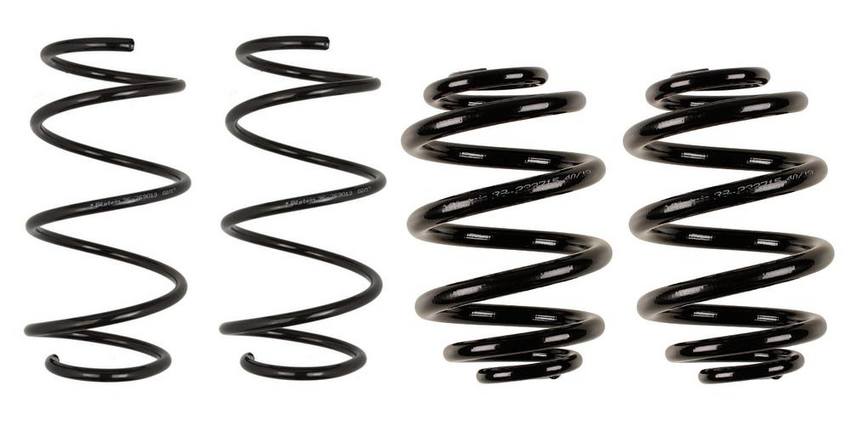 BMW Coil Spring Set – Front and Rear (Heavy Duty Version for Standard Suspension) (B3 OE Replacement) 33531095710 – Bilstein 3807741KIT