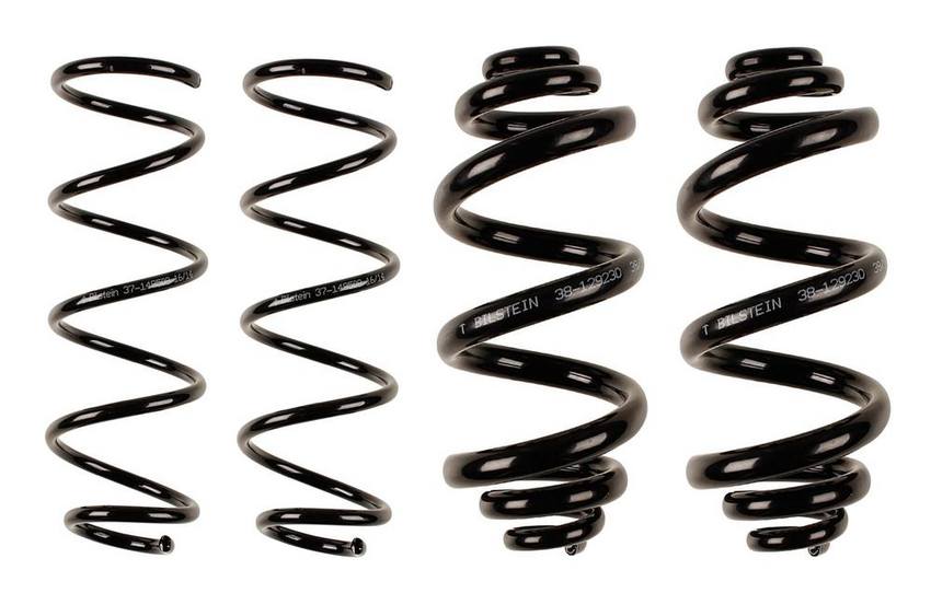 BMW Coil Spring Set – Front and Rear (Heavy Duty Version for Standard Suspension) (B3 OE Replacement) 33536750760 – Bilstein 3807768KIT