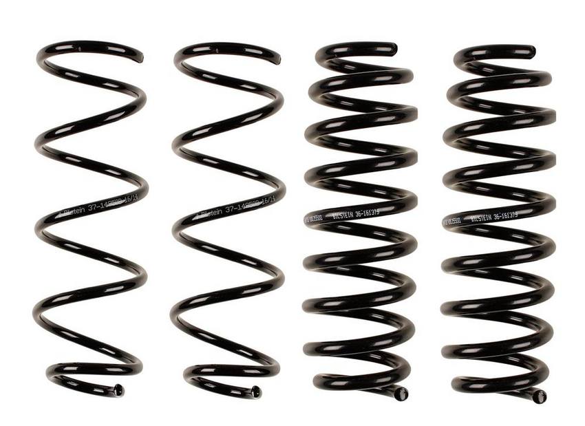 BMW Coil Spring Set – Front and Rear (Heavy Duty Version for Standard Suspension) (B3 OE Replacement) 33536767337 – Bilstein 3807777KIT