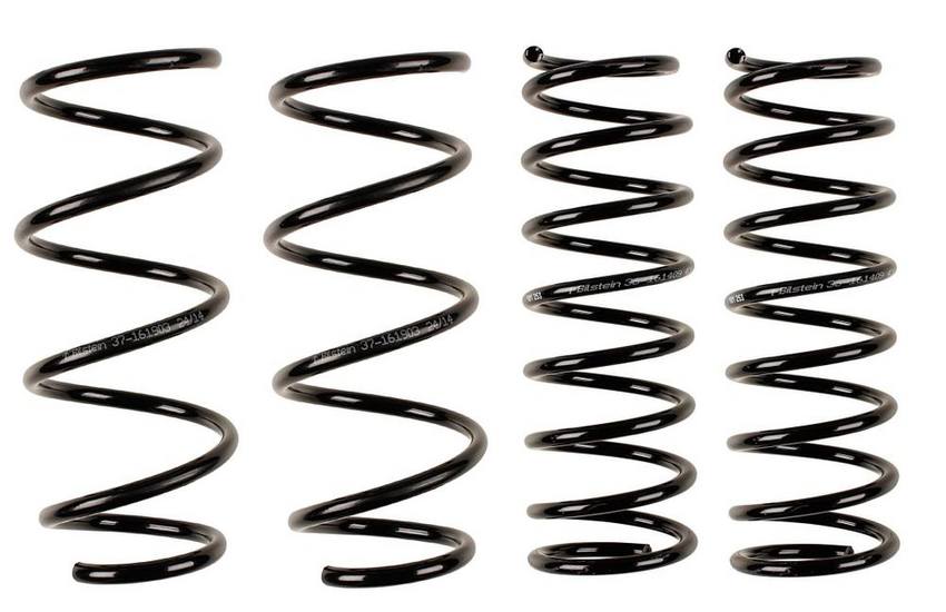 BMW Coil Spring Set – Front and Rear (Heavy Duty Version for Standard Suspension) (B3 OE Replacement) 33536761219 – Bilstein 3808448KIT