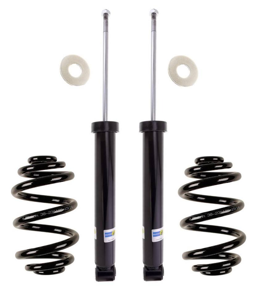 BMW Shock Absorber and Coil Spring Assembly – Rear (B4 OE Replacement) 33536750758 – Bilstein 3808517KIT