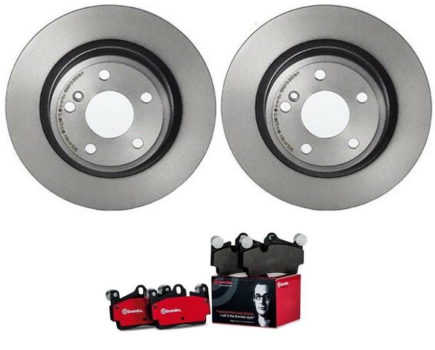 Mercedes Brembo Brakes Kit – Pads and Rotors Rear (295mm) (Ceramic) 246423011207 – Brembo 3808519KIT