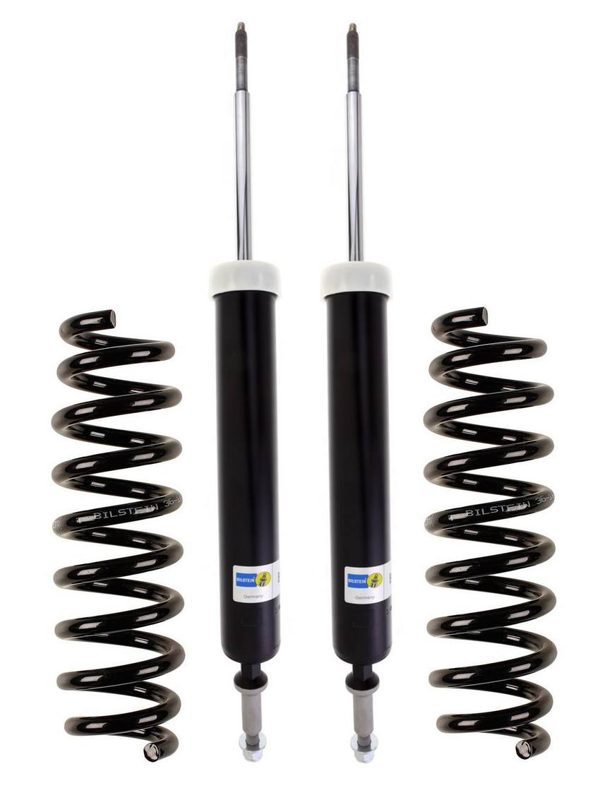 BMW Shock Absorber and Coil Spring Assembly – Rear (Standard Suspension) (B4 OE Replacement) 33536767342 – Bilstein 3808596KIT