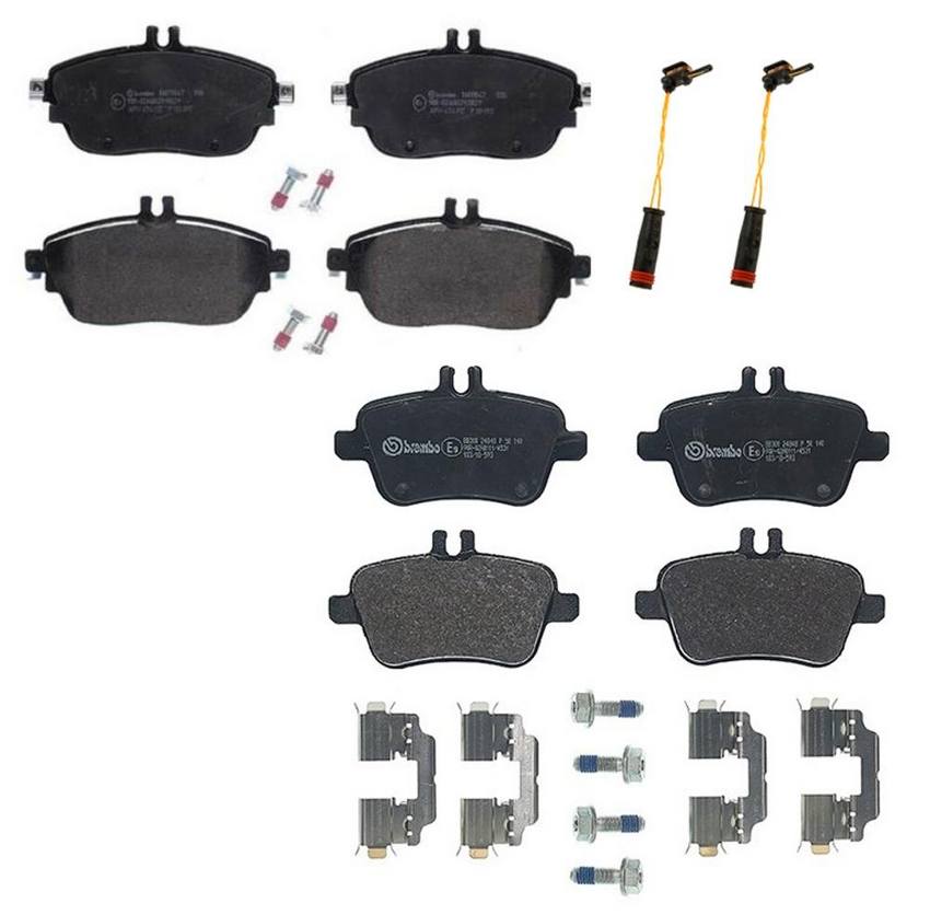 Brembo Brake Pads Kit –  Front and Rear (Low-Met)