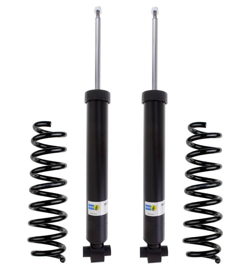 BMW Shock Absorber and Coil Spring Assembly – Rear (Standard Suspension without Electronic Suspension) (B4 OE Replacement) 33526883830 – Bilstein 3808699KIT